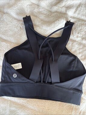 Brand new Lululemon athletica Black Strappy Back Sports Bra